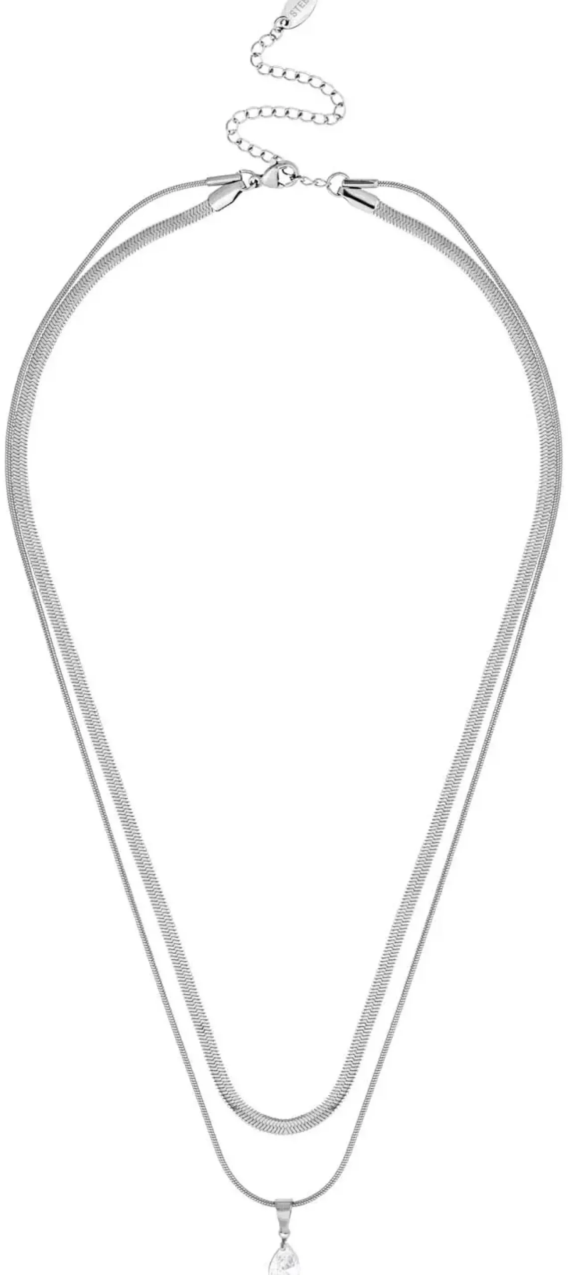 Bijou Brigitte Collier multirangs - Steel Flicker Discount