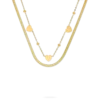 Bijou Brigitte Collier multirangs - Steel Hearts New