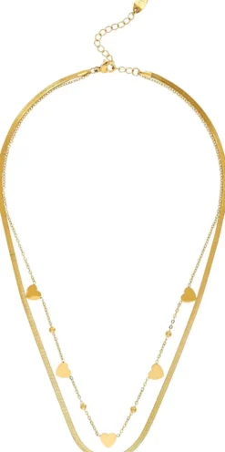 Bijou Brigitte Collier multirangs - Steel Hearts New