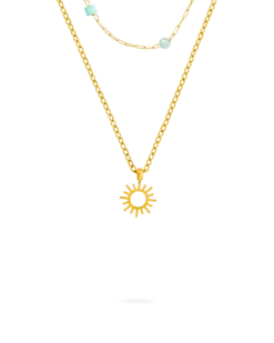 Bijou Brigitte Collier multirangs - Steel Sun Online