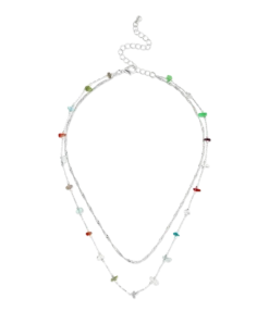 Bijou Brigitte Collier multirangs - Summer Aventurine