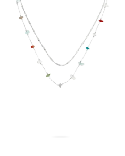 Bijou Brigitte Collier multirangs - Summer Aventurine