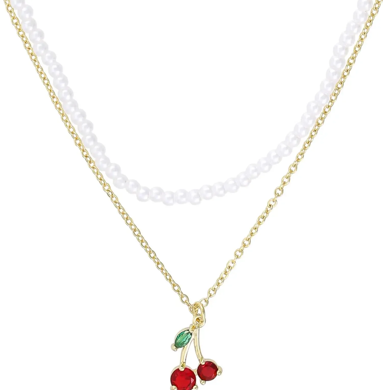 Bijou Brigitte Collier multirangs - Sweet Cherry Hot