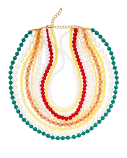 Bijou Brigitte Collier multirangs - Tropical Glow Discount
