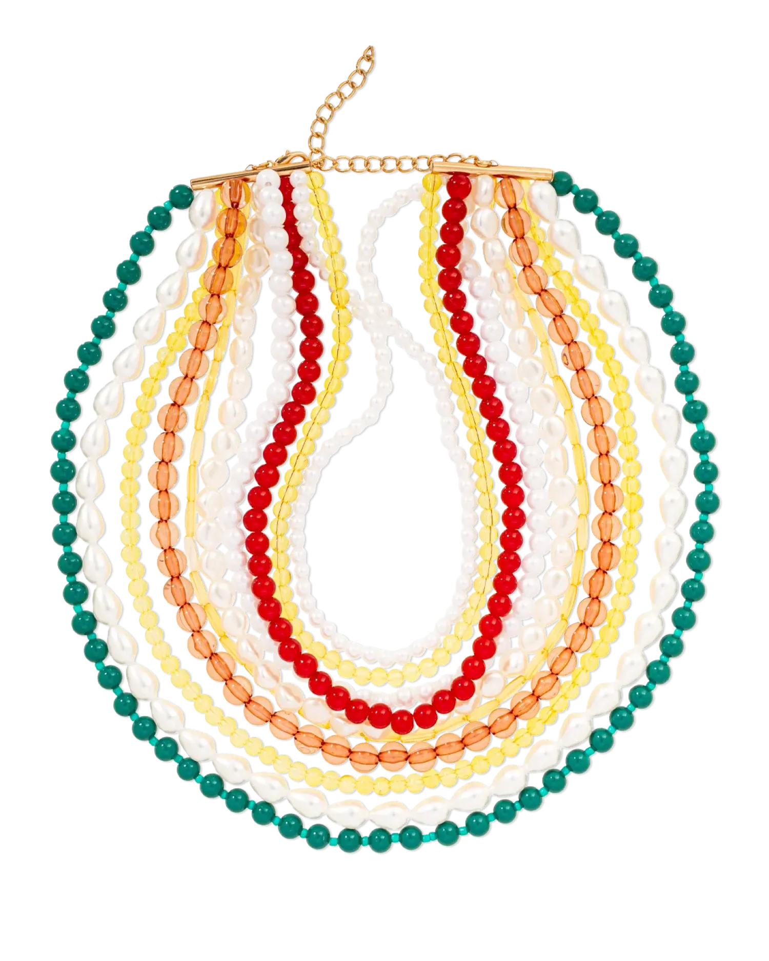 Bijou Brigitte Collier multirangs - Tropical Glow Discount