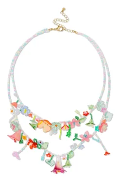 Bijou Brigitte Collier multirangs - Vibrant Flowers Sale