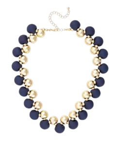 Bijou Brigitte Collier - Navy Pearls Discount