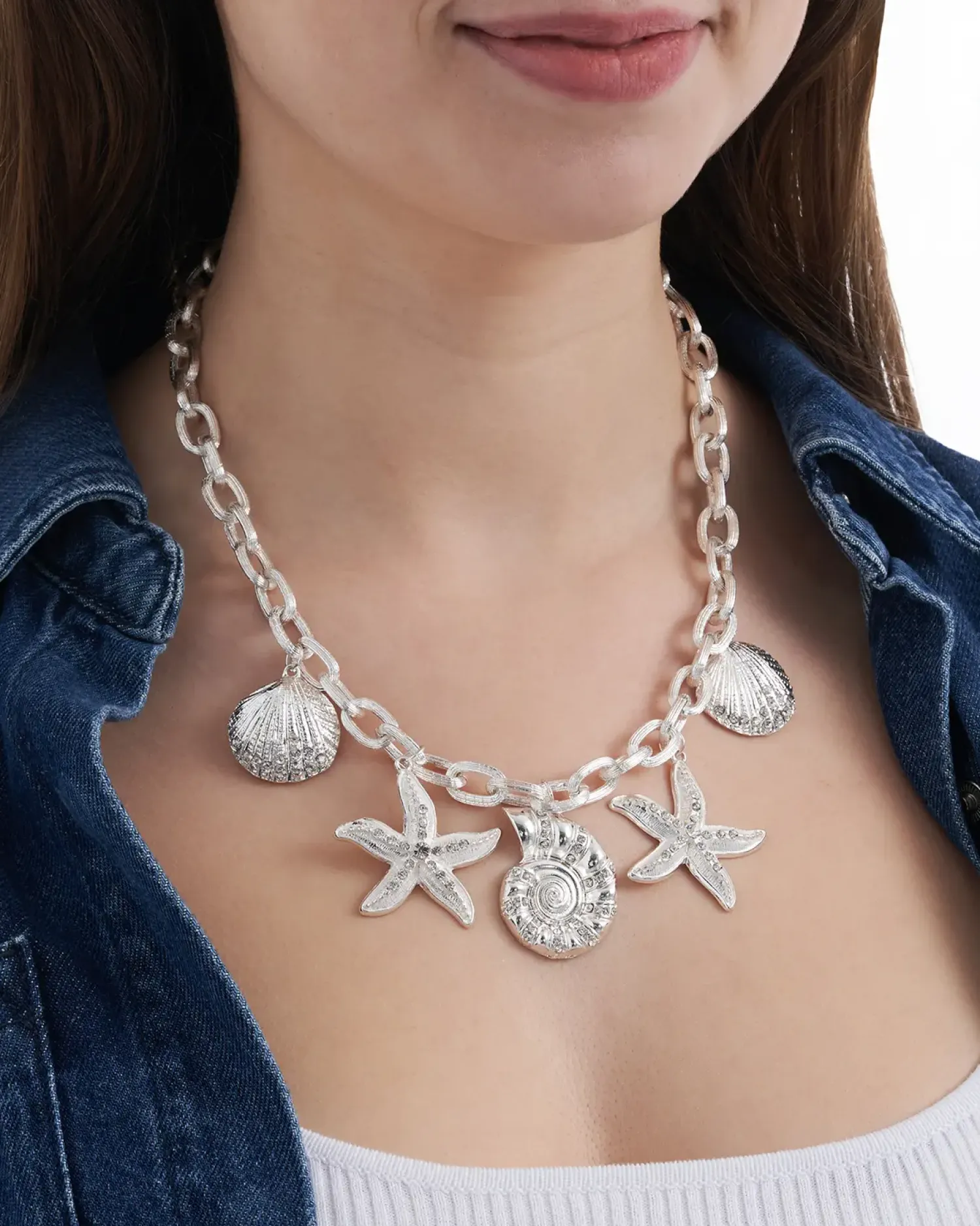 Bijou Brigitte Collier - Ocean Rhinestones Clearance