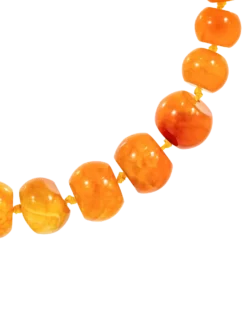 Bijou Brigitte Collier - Orange Agate Discount
