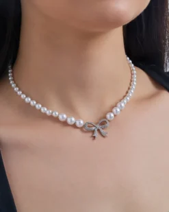 Bijou Brigitte Collier - Pearly Bow Best