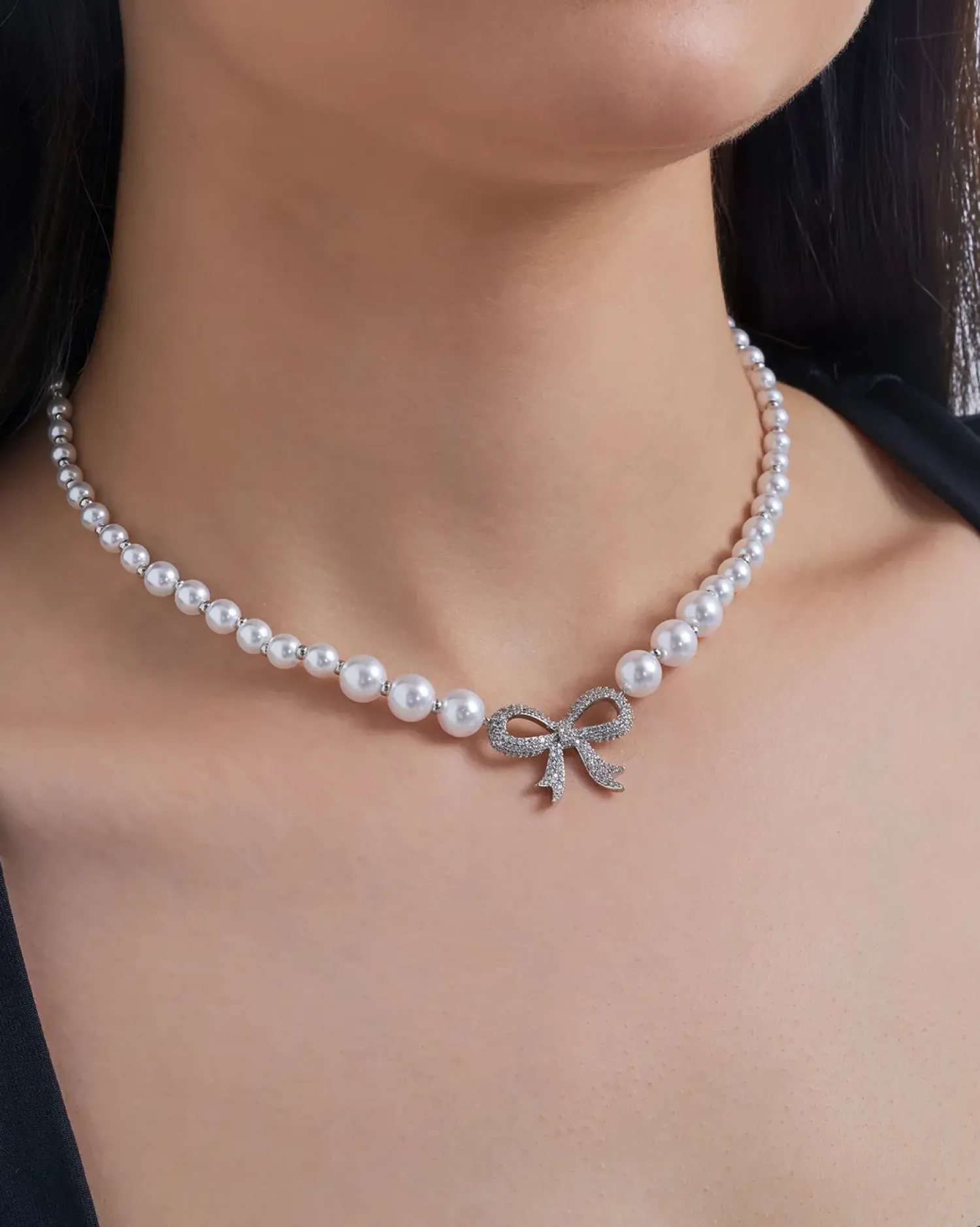 Bijou Brigitte Collier - Pearly Bow Best