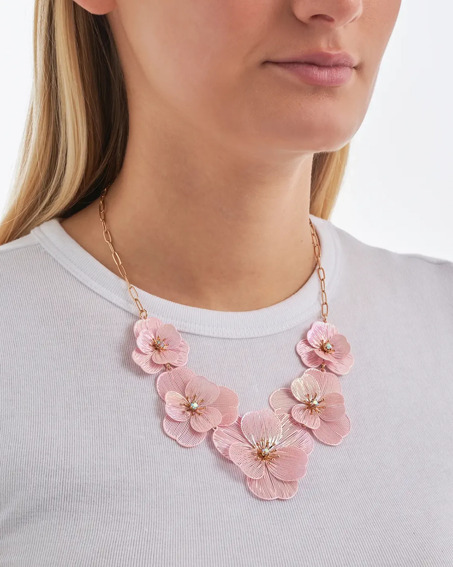 Bijou Brigitte Collier - Pink Pastel New
