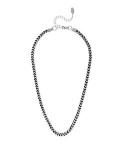 Bijou Brigitte Collier pour homme - Antique Silver Sale