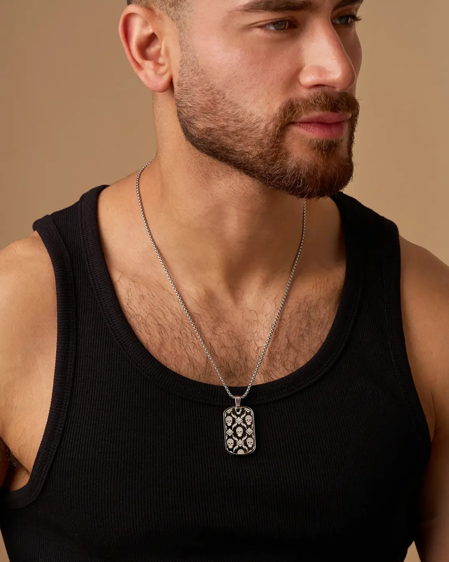 Bijou Brigitte Collier pour homme - Big Plate Hot