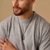 Bijou Brigitte Collier pour homme - Black Design Sale