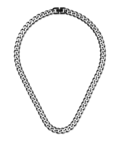 Bijou Brigitte Collier pour homme - Black Steel Clearance