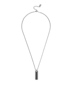 Bijou Brigitte Collier pour homme - Casual Silver Outlet