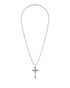 Bijou Brigitte Collier pour homme - Enamelled Cross Online