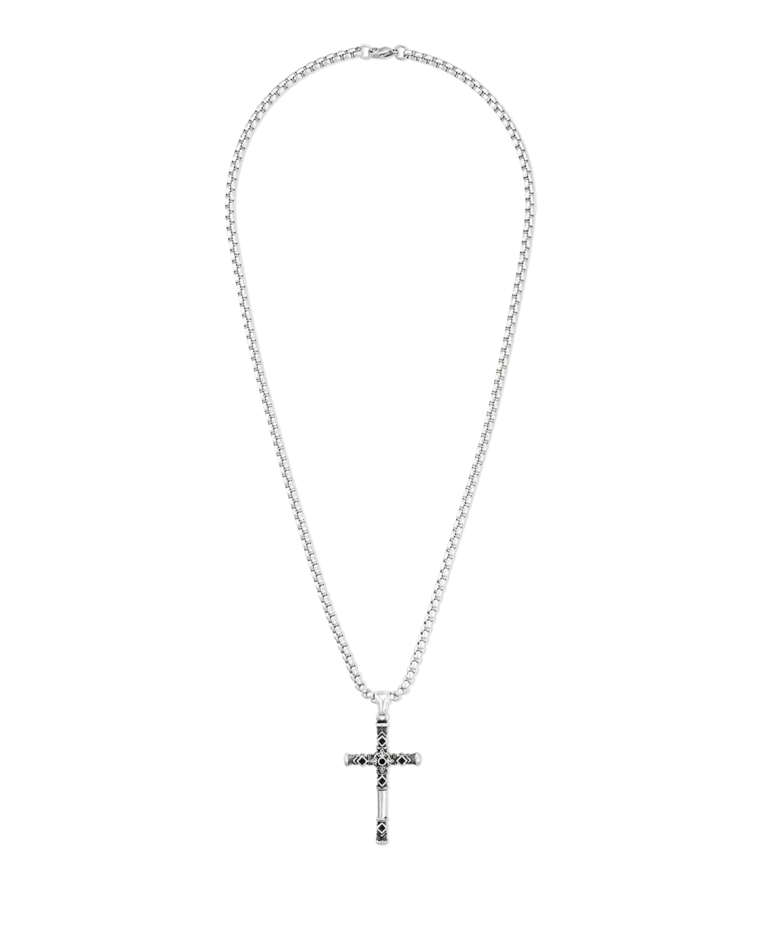 Bijou Brigitte Collier pour homme - Enamelled Cross Online
