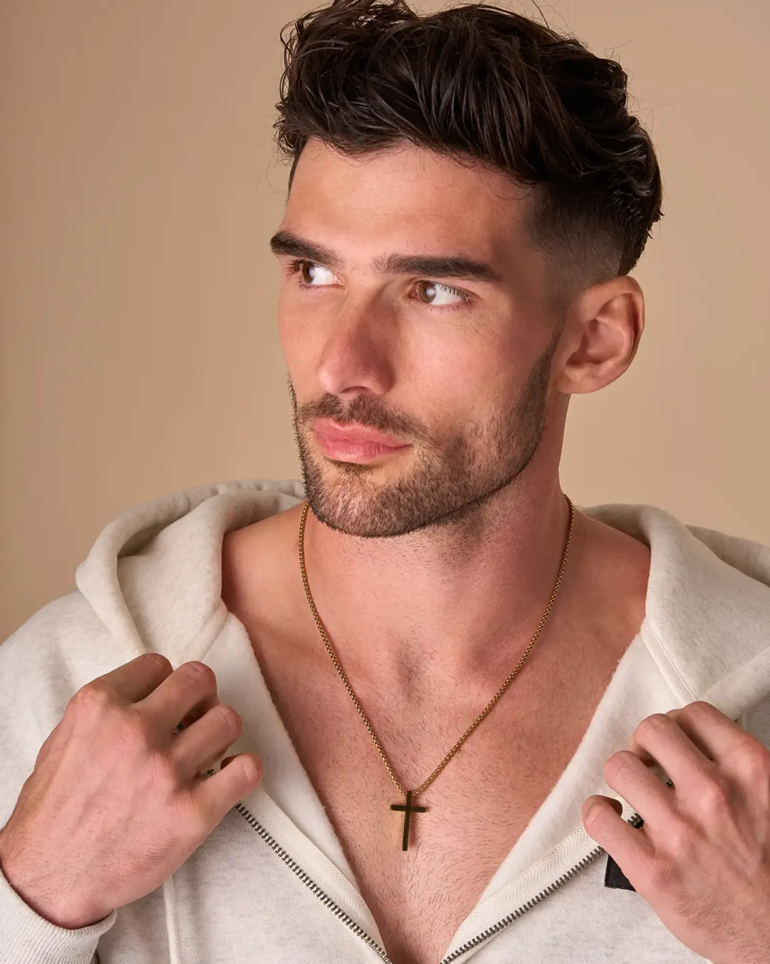 Bijou Brigitte Collier pour homme - Golden Cross Best