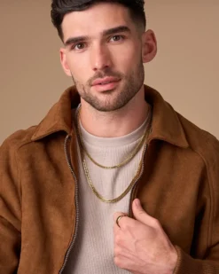 Bijou Brigitte Collier pour homme - Golden Vibe
