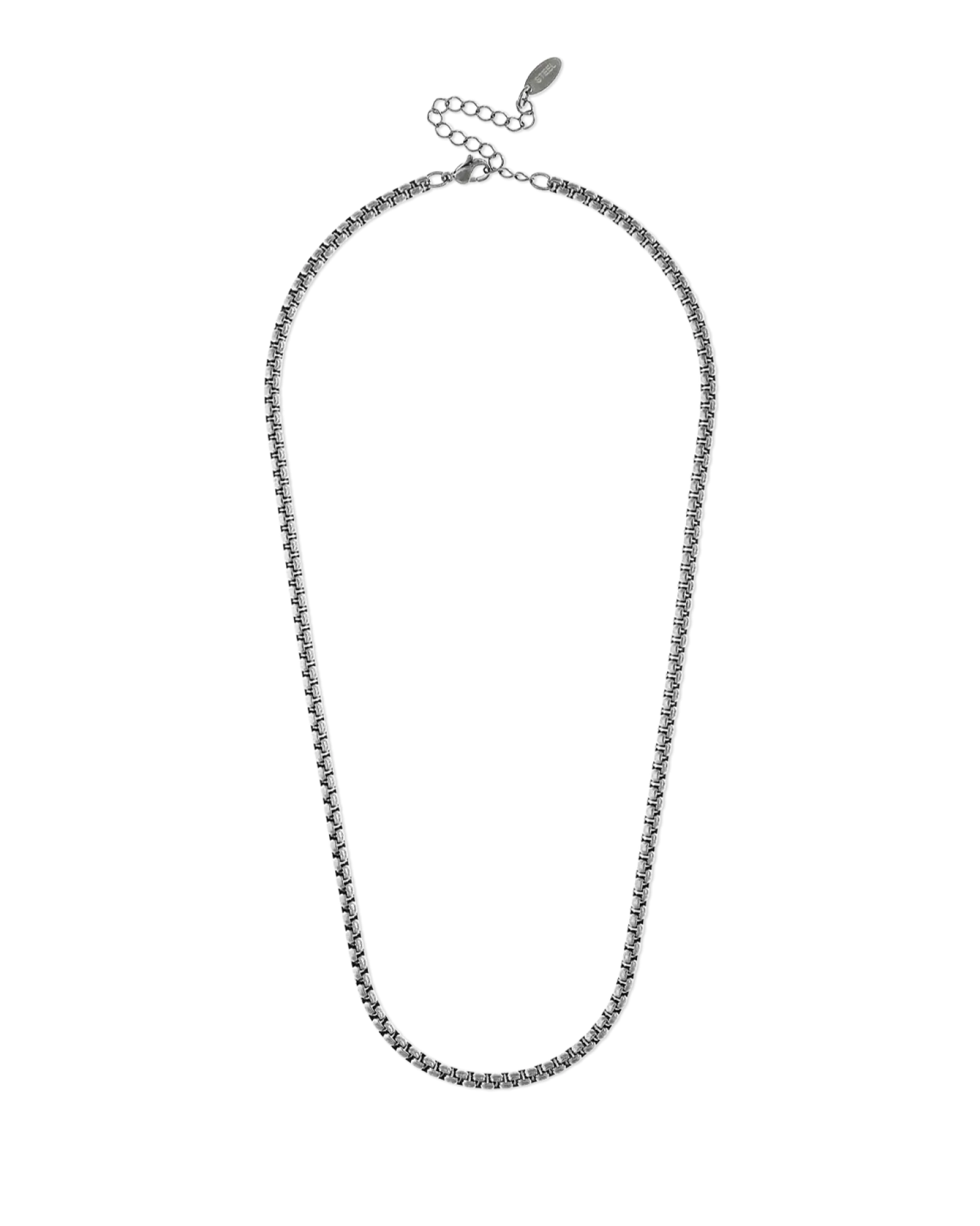 Bijou Brigitte Collier pour homme - Plain Steel Hot
