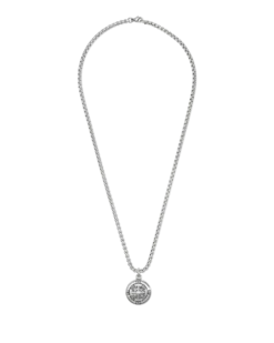 Bijou Brigitte Collier pour homme - Silver Compass Sale