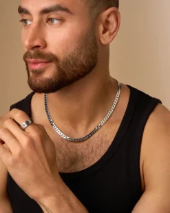 Bijou Brigitte Collier pour homme - Silver Necklace Online