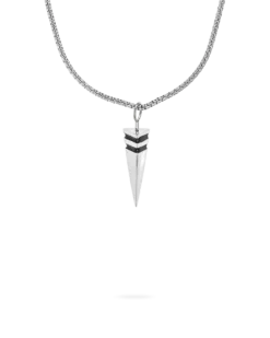 Bijou Brigitte Collier pour homme - Silver Spike Best