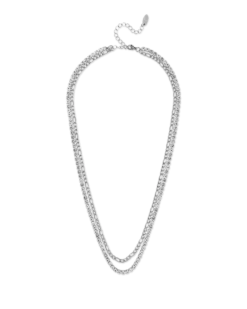 Bijou Brigitte Collier pour homme - Steel Sparkle Hot