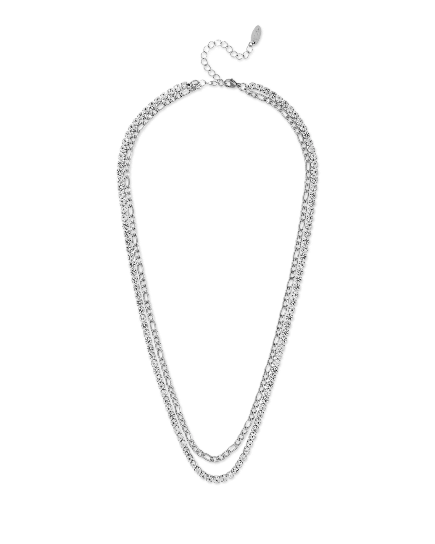 Bijou Brigitte Collier pour homme - Steel Sparkle Hot