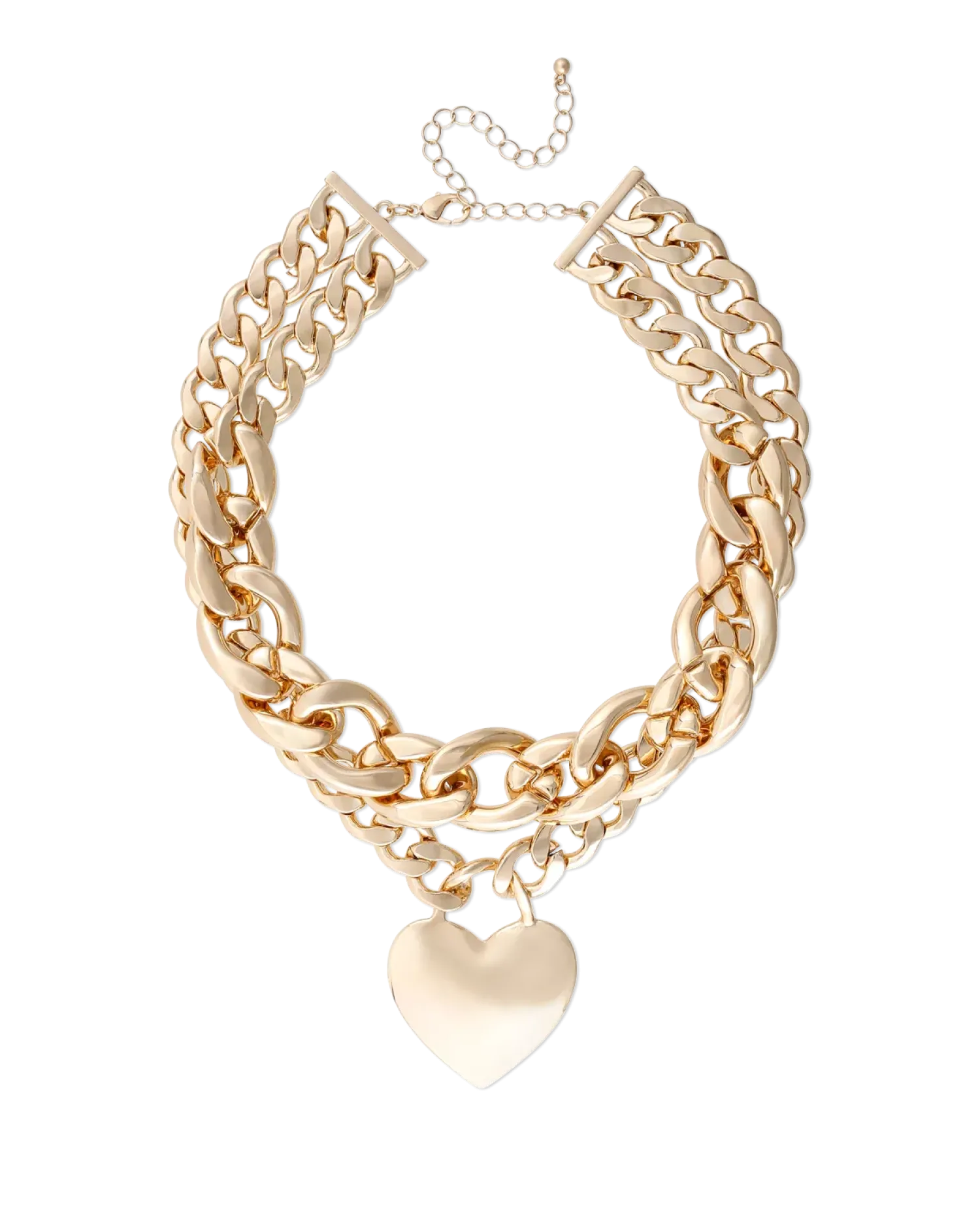 Bijou Brigitte Collier ras du cou - Chunky Heart Clearance