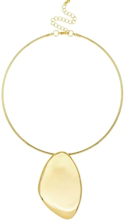 Bijou Brigitte Collier ras du cou - Golden Plate Sale