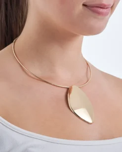 Bijou Brigitte Collier ras du cou - Golden Plate Sale
