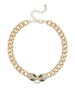 Bijou Brigitte Collier ras du cou - Golden Snake