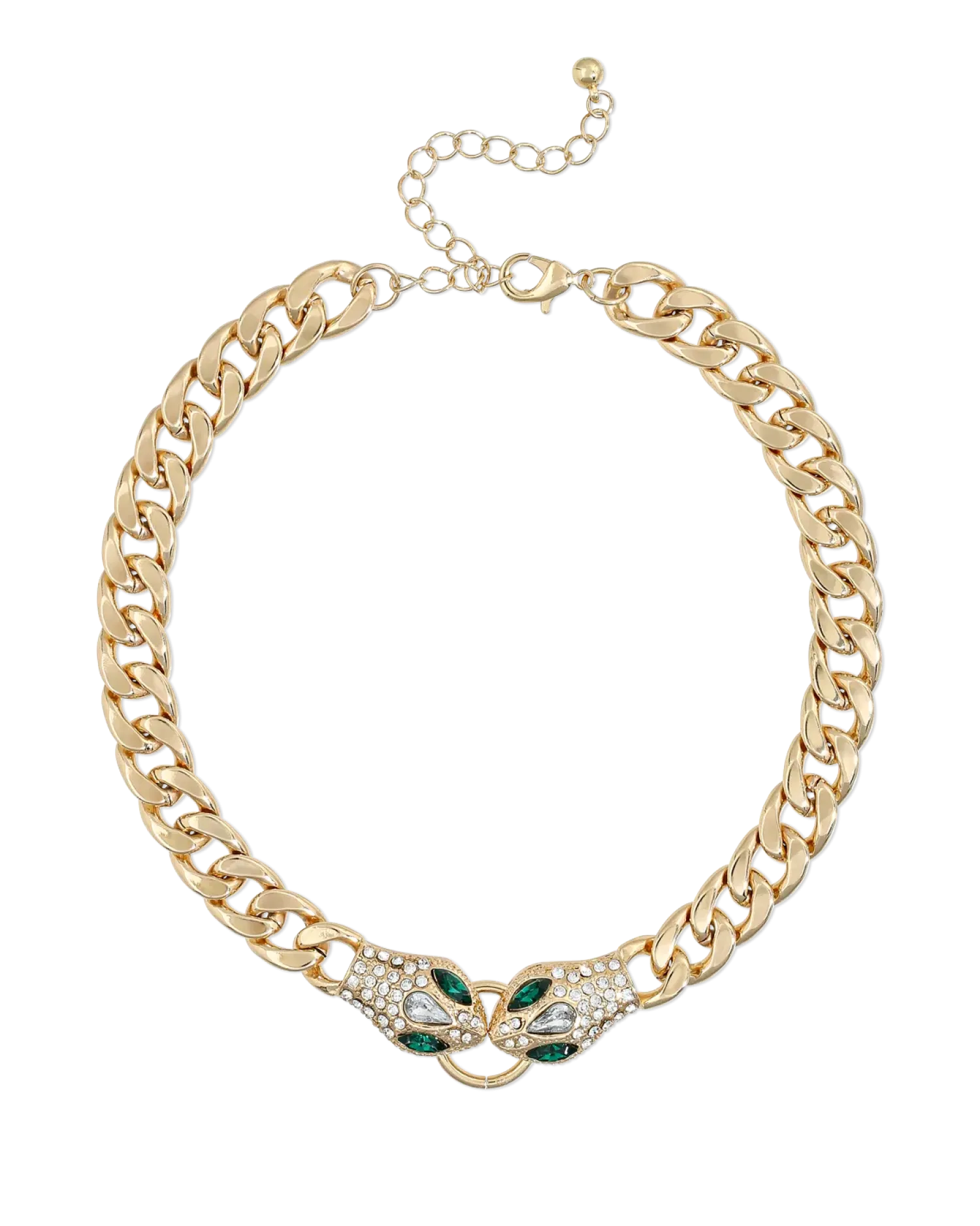 Bijou Brigitte Collier ras du cou - Golden Snake