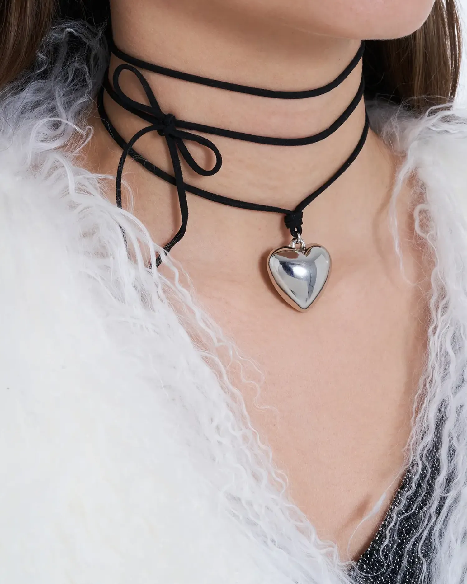 Bijou Brigitte Collier ras du cou - Harmony Heart Hot