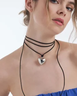 Bijou Brigitte Collier ras du cou - Harmony Heart Hot