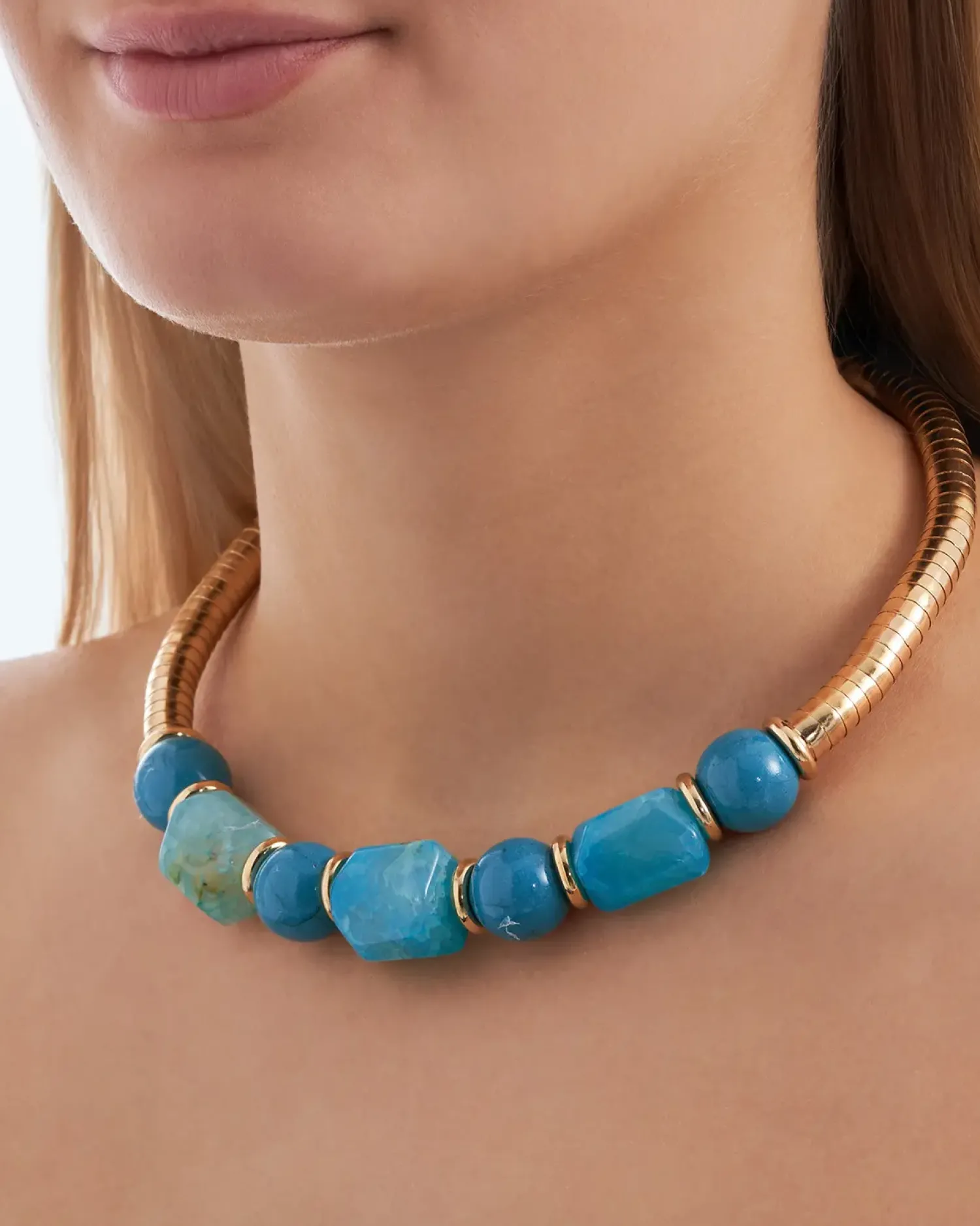 Bijou Brigitte Collier ras du cou - Ocean Orbit Outlet