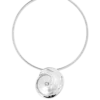 Bijou Brigitte Collier ras du cou - Silver Flower Outlet