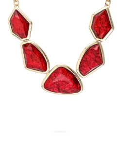 Bijou Brigitte Collier - Red Shapes Hot