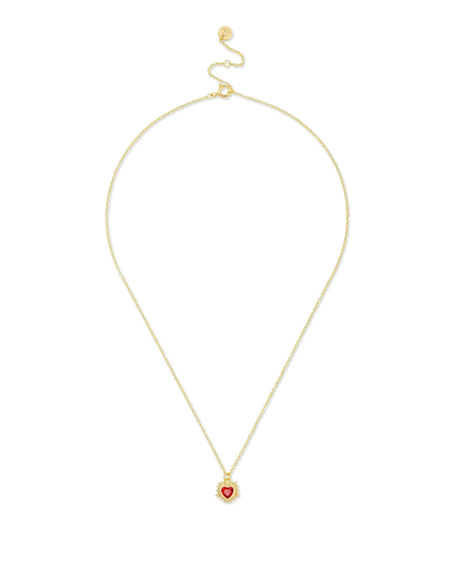 Bijou Brigitte Collier - Red Zirconia Best