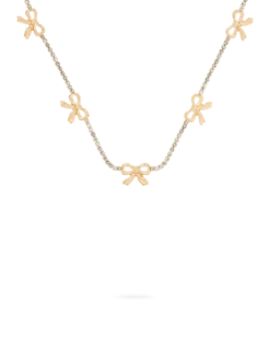 Bijou Brigitte Collier - Rhinestone Bows Hot