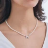 Bijou Brigitte Collier - Ribbon Pearls New