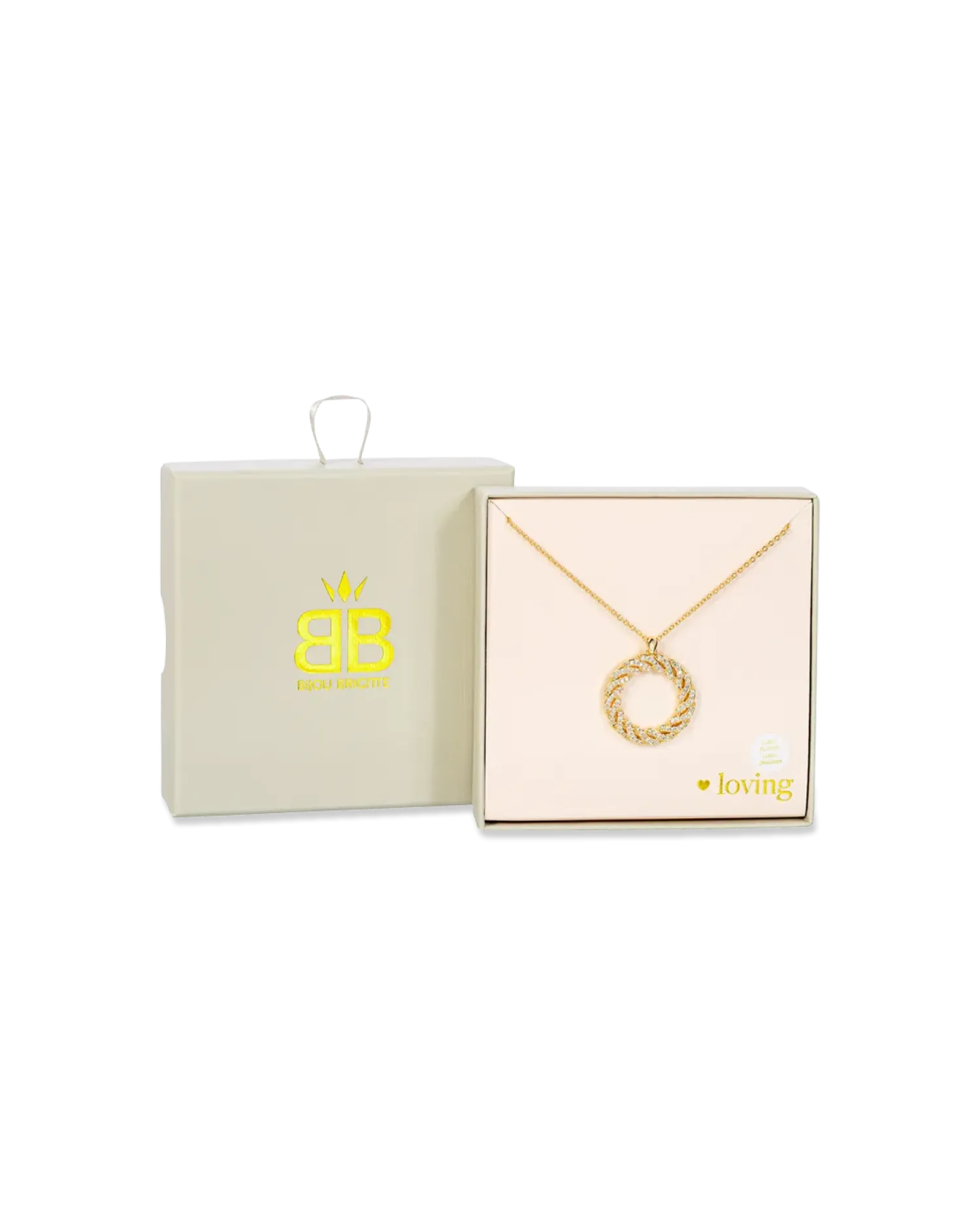 Bijou Brigitte Collier - Round Sparkle Clearance