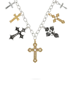Bijou Brigitte Collier - Sacred Crosses Outlet