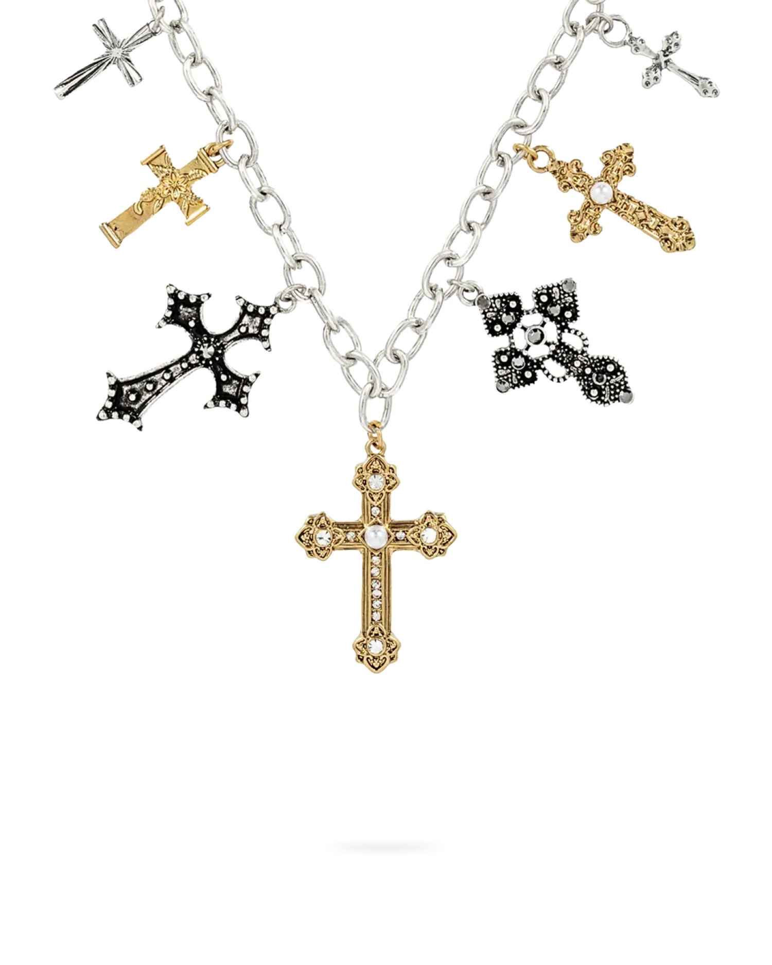 Bijou Brigitte Collier - Sacred Crosses Outlet