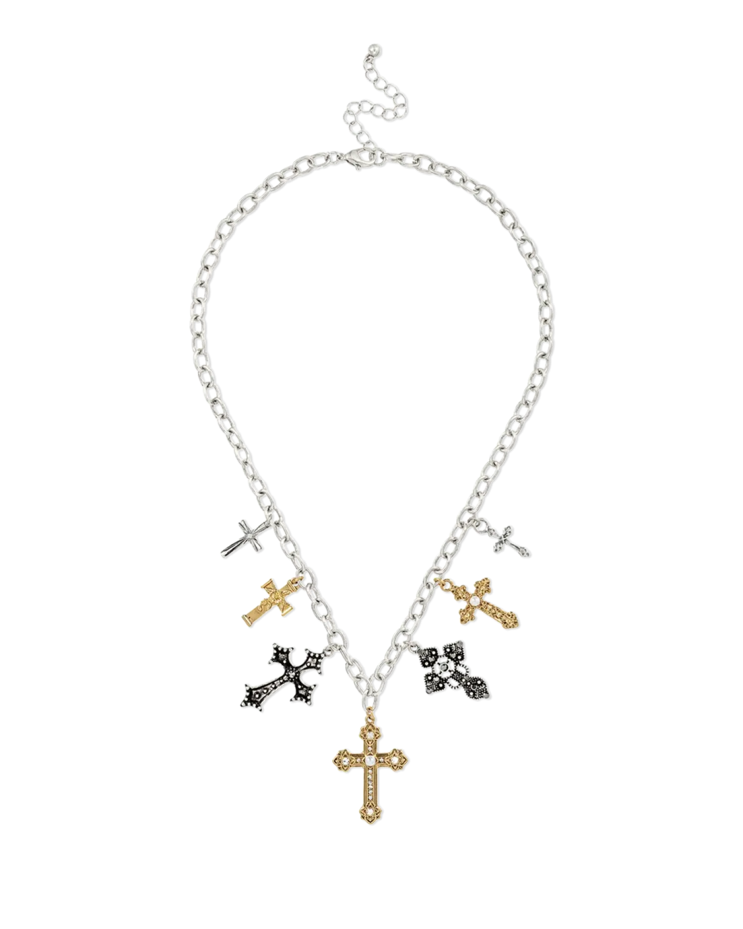 Bijou Brigitte Collier - Sacred Crosses Outlet