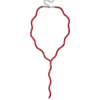 Bijou Brigitte Collier - Scarlet Curve Clearance