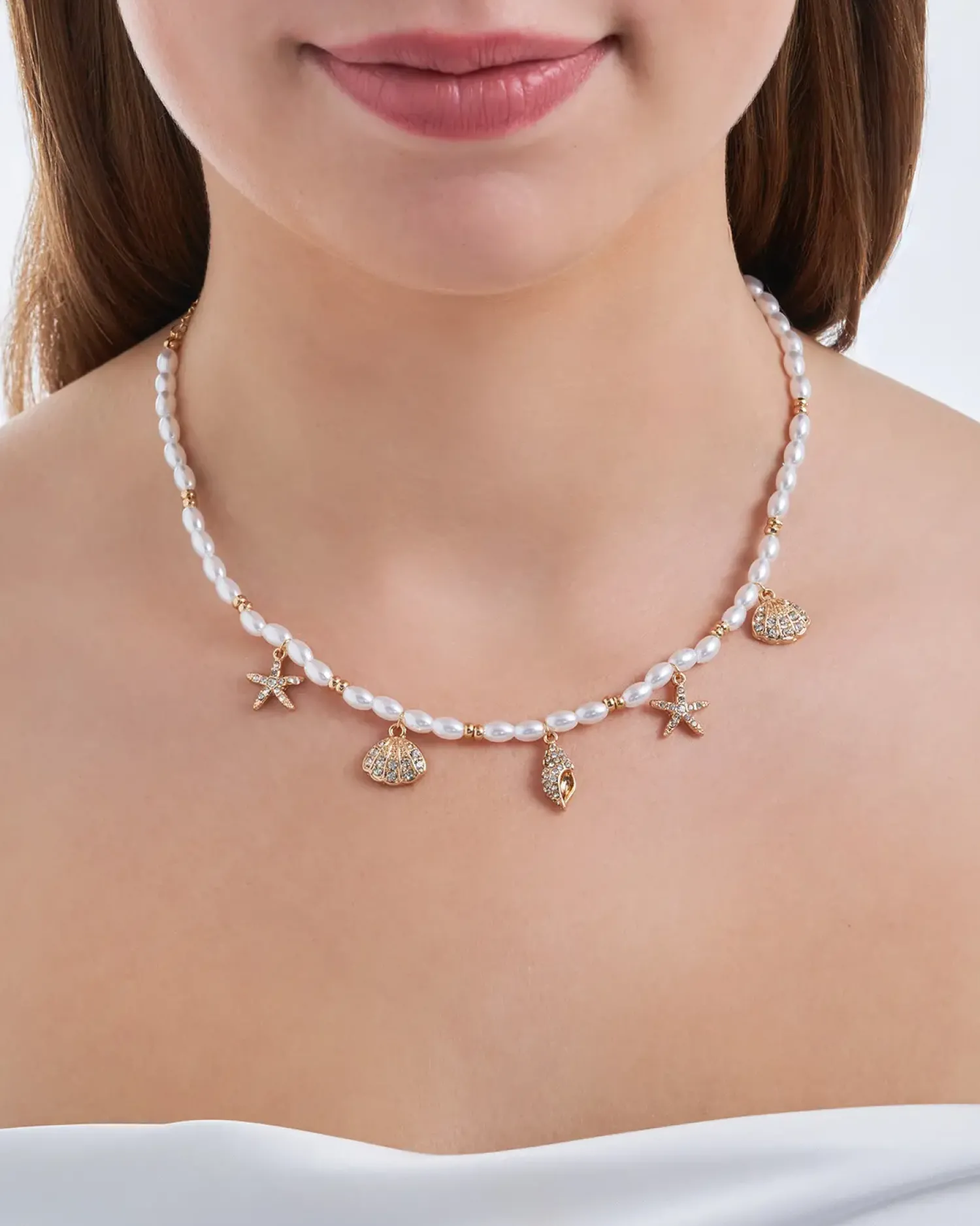 Bijou Brigitte Collier - Shell Pendants Clearance